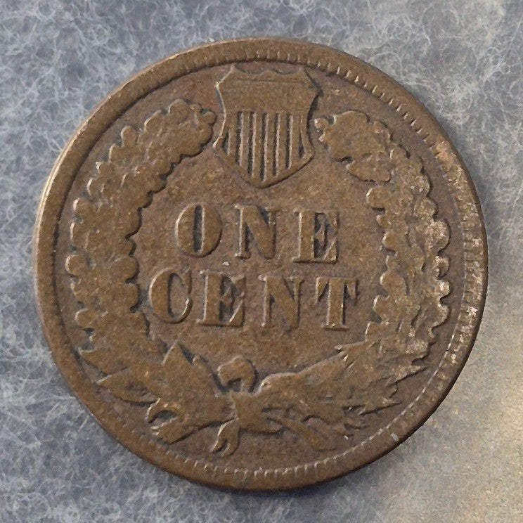 1887 Indian Head Cent Penny 1C Good Bronze Philadelphia US Coin 19th Century