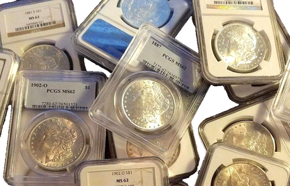 ✯ MORGAN SILVER DOLLAR P,O,S Mark Coins PCGS NGC MS ✅ UNCIRCULATED ✅ 1 Coin Lot