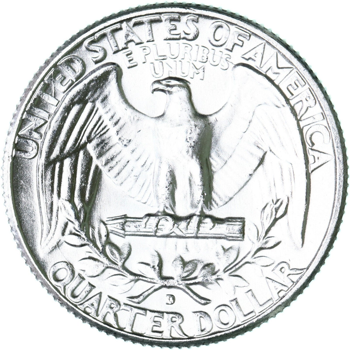 1964 D Washington Quarter BU Uncirculated Mint State 90% Silver 25c US Coin