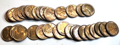 1939 D  Lincoln Wheat Cent BU Brilliant Uncirculated Gem from OBW Bank Roll