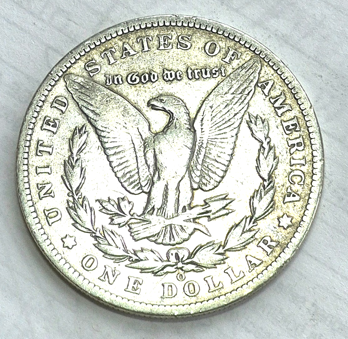 1887-O Morgan 90% Silver Dollar Strong F-VF Features