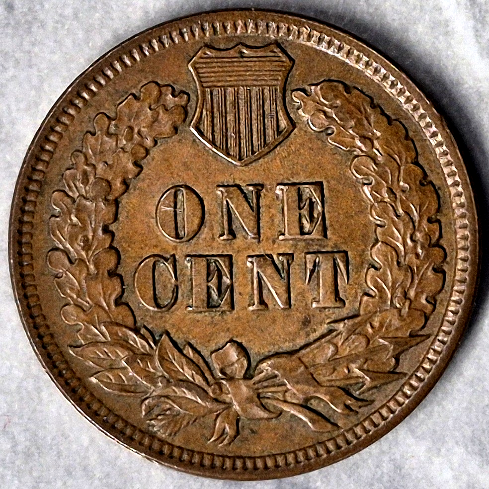 1905 Indian Head Cent Penny 1C UNC Uncirculated Brown Full LIBERTY & Diamonds - view 4