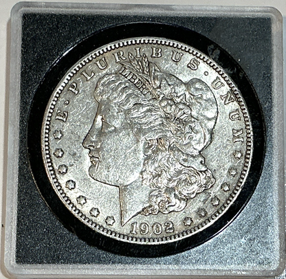 1902-P Morgan 90% Silver Dollar AU FEATURES Sharp Liberty ~ NICE COIN