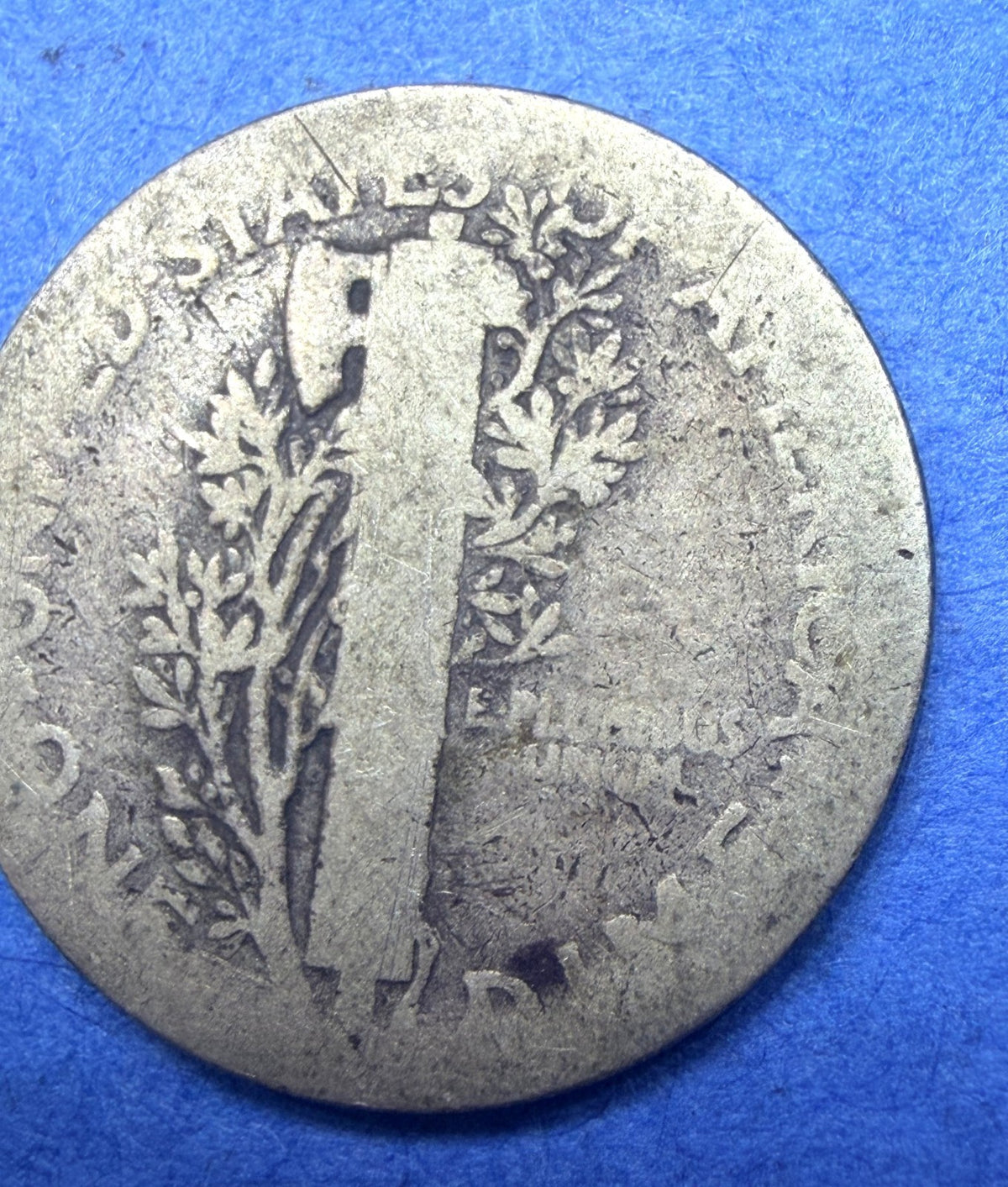 1925 Mercury Dime 10C AG About Good 90% Silver Winged Liberty Head US Coin