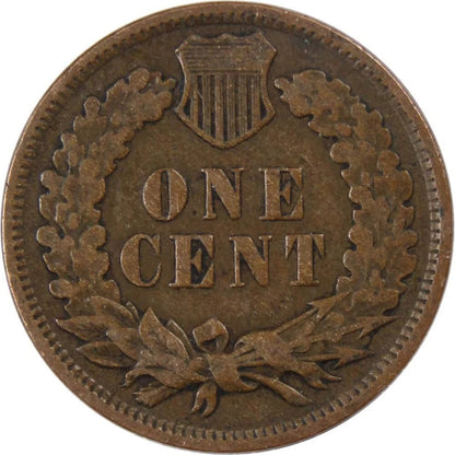 1907 Indian Head Cent Good-Fine (G-F) Average Circulated Condition Bronze Penny
