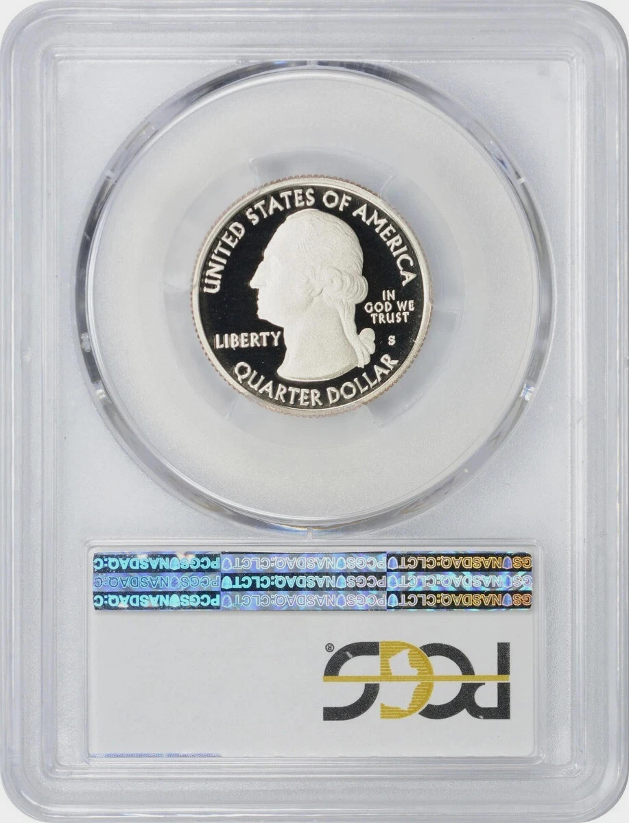 2012 S Denali Alaska National Park PCGS PR69DCAM Special Flag NP Label