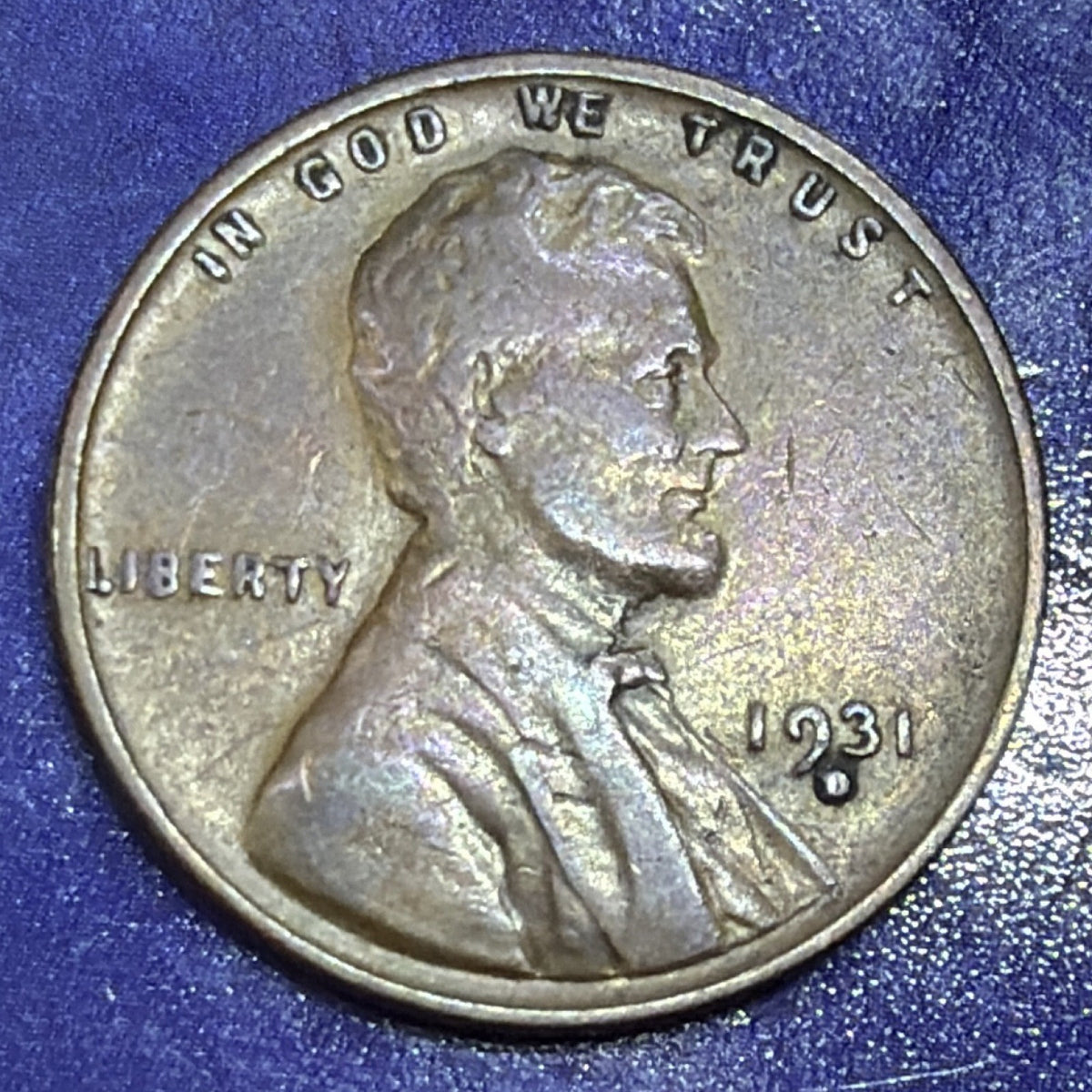 1931-D Lincoln Wheat Cent 1C XF Extremely Fine US Coin Denver