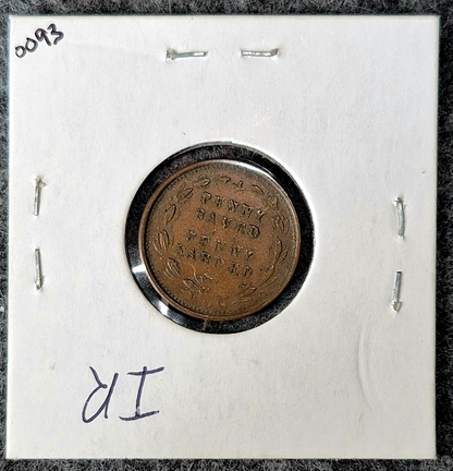 1864 Civil War Token Indian Princess Head XF++ Features Video Coin Shown