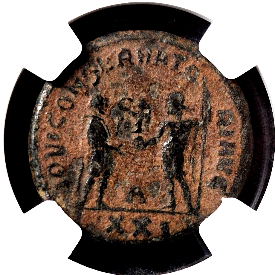 Diocletian AD 284-305 Roman Empire BI Aurelianianus NGC Ancients Jupiter XXI