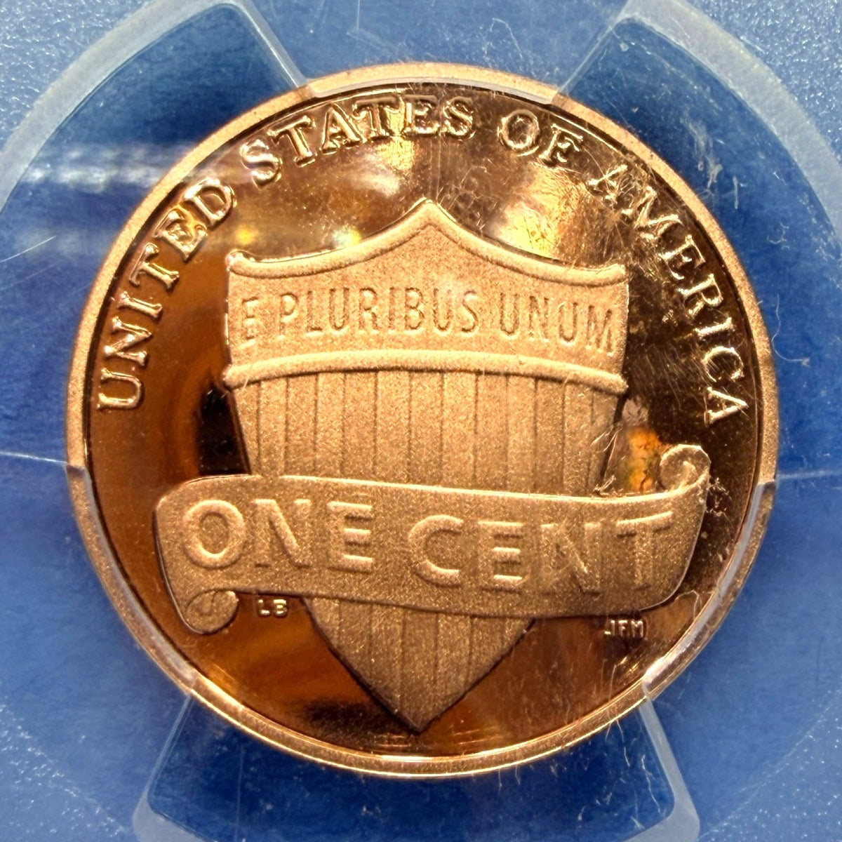 2021-S Lincoln Shield Cent Proof PCGS PR69DCAM First Strike Flag Label 1C - photo 3