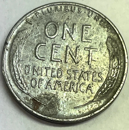 1943-D Lincoln Steel Cent 1c Penny WWII Good-Fine (G-F) Condition Circulated