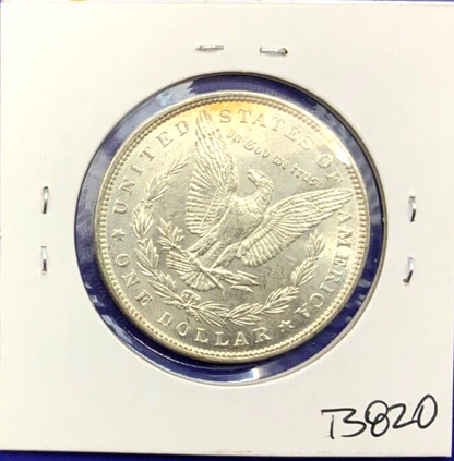 1887 DMPL Morgan 90% Silver Dollar BU Gem Shiny, Bright, Well Struck Coin