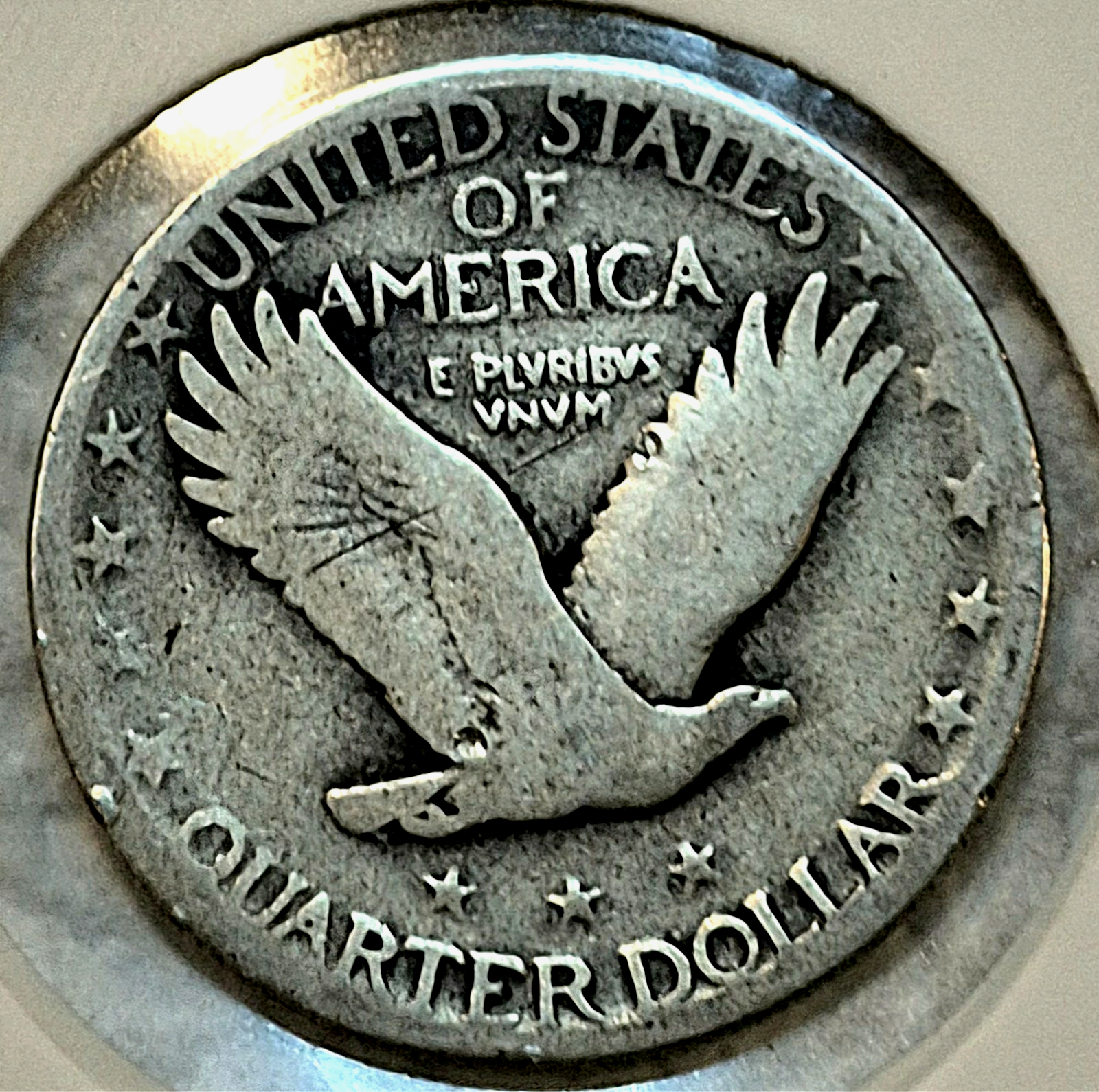 1927S, 1927D, 1927P US Standing Liberty 90% Silver Quarters Strong VG+ Features