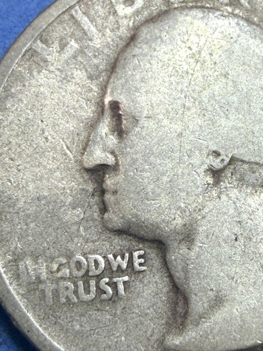 1935 D Washington Quarter 25C G Good 90% Silver Denver Early Better Date Coin