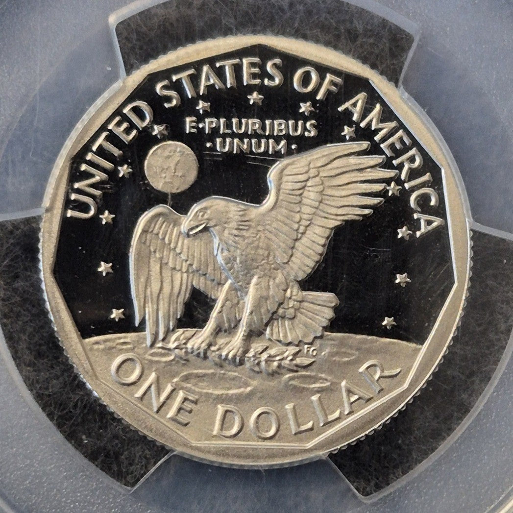 1981-S Susan B Anthony Dollar PCGS PR69DCAM Type 1 Proof SBA $1 Deep Cameo