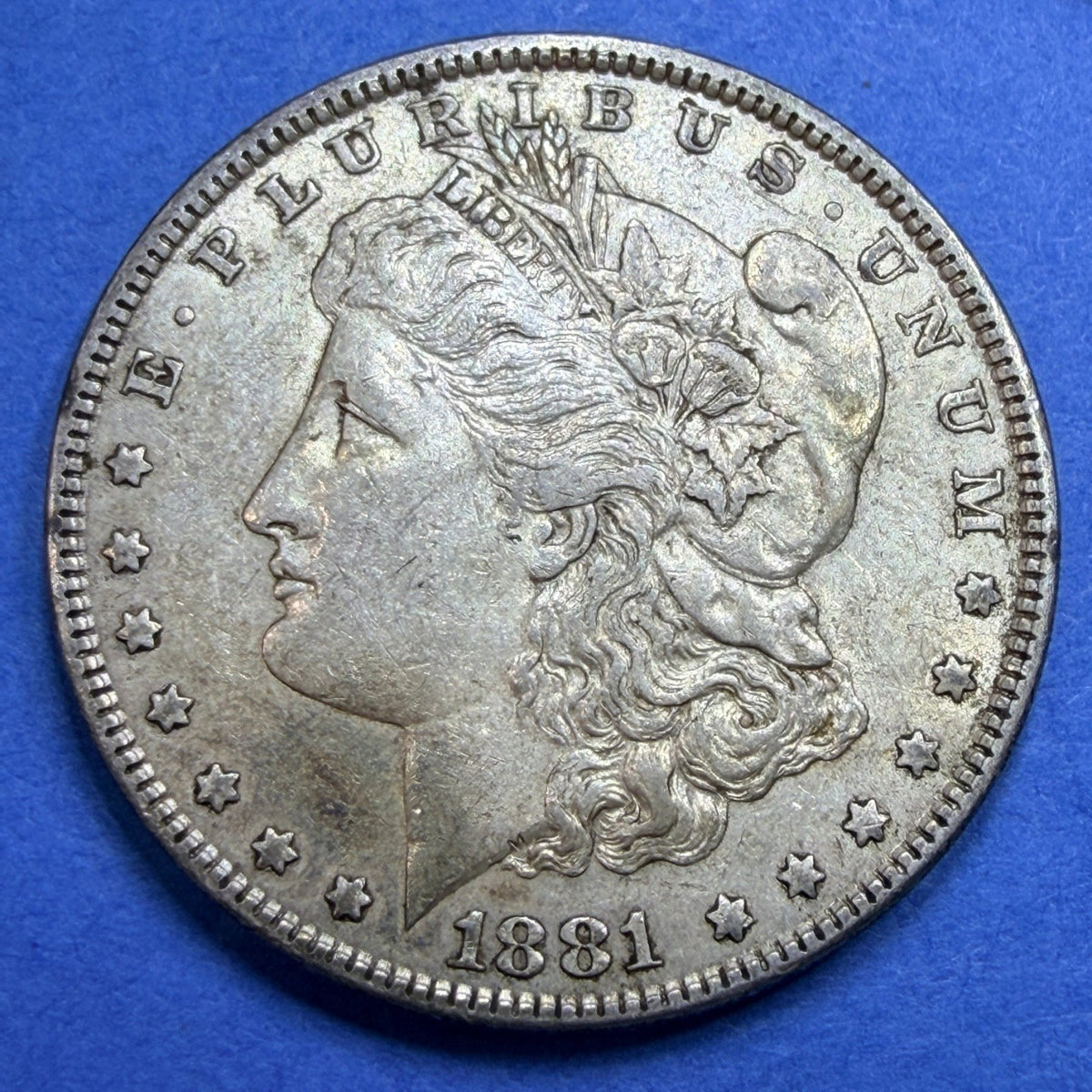 1881 Morgan Silver Dollar $1 VG-F Fine Very Fine Philadelphia No Mintmark Silver