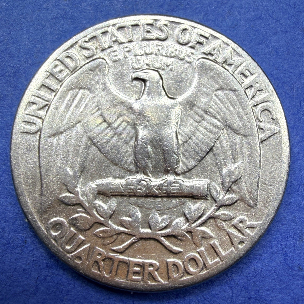 1956 Washington Silver Quarter 90% Silver 25C Philadelphia Ungraded AU Raw Coin