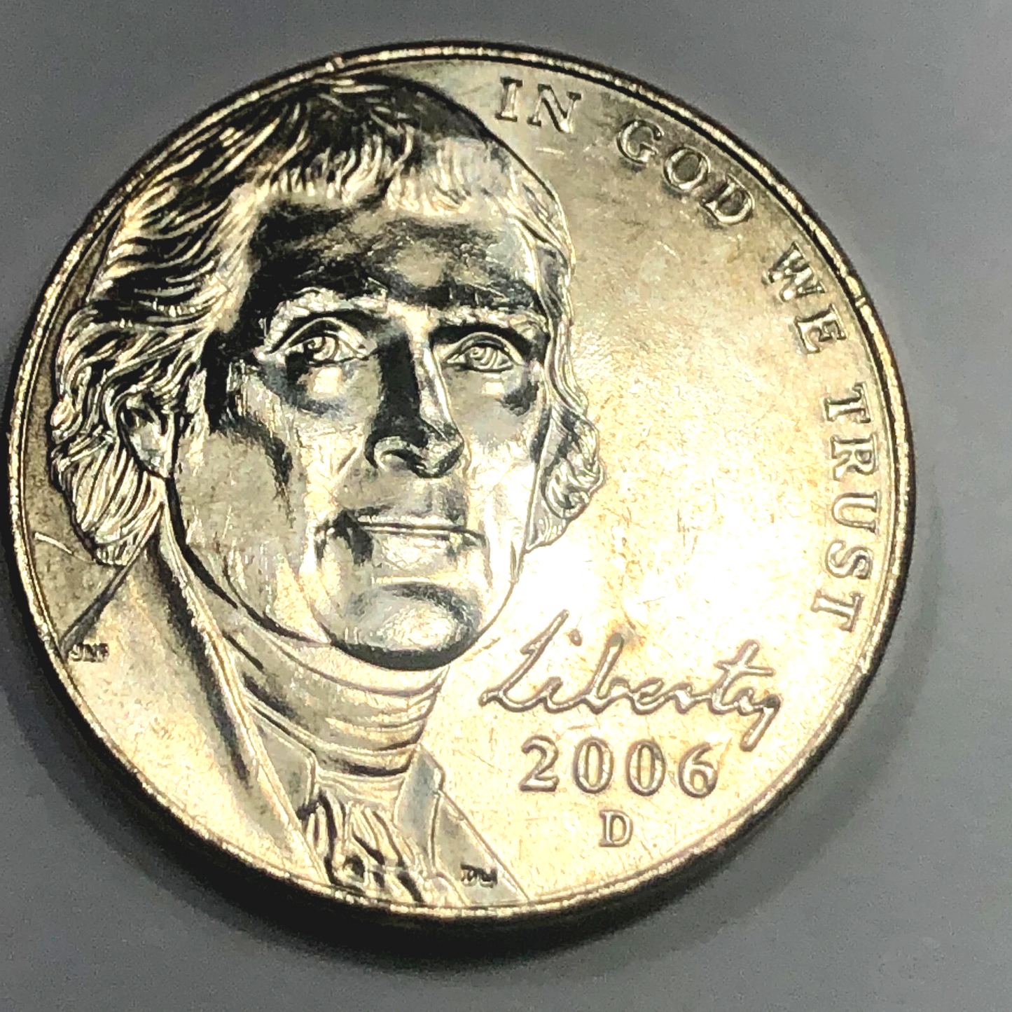 ⭐️ 2006-D Jefferson Buffalo Nickel Monticello BU Coin From U.S. Mint Roll