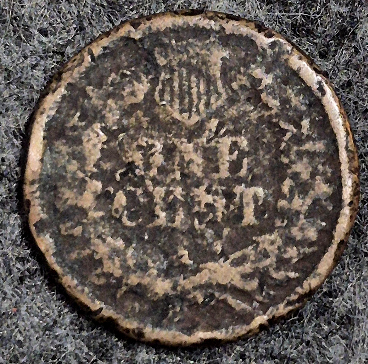 1861 Indian Head Cent AG or Less Features Type II Chunky Oak Wreath Coin Shown