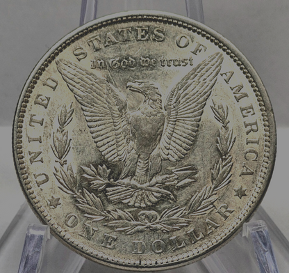 1889 Morgan $1 Dollar 90% Silver AU-MS Features Clean Cheeks $1