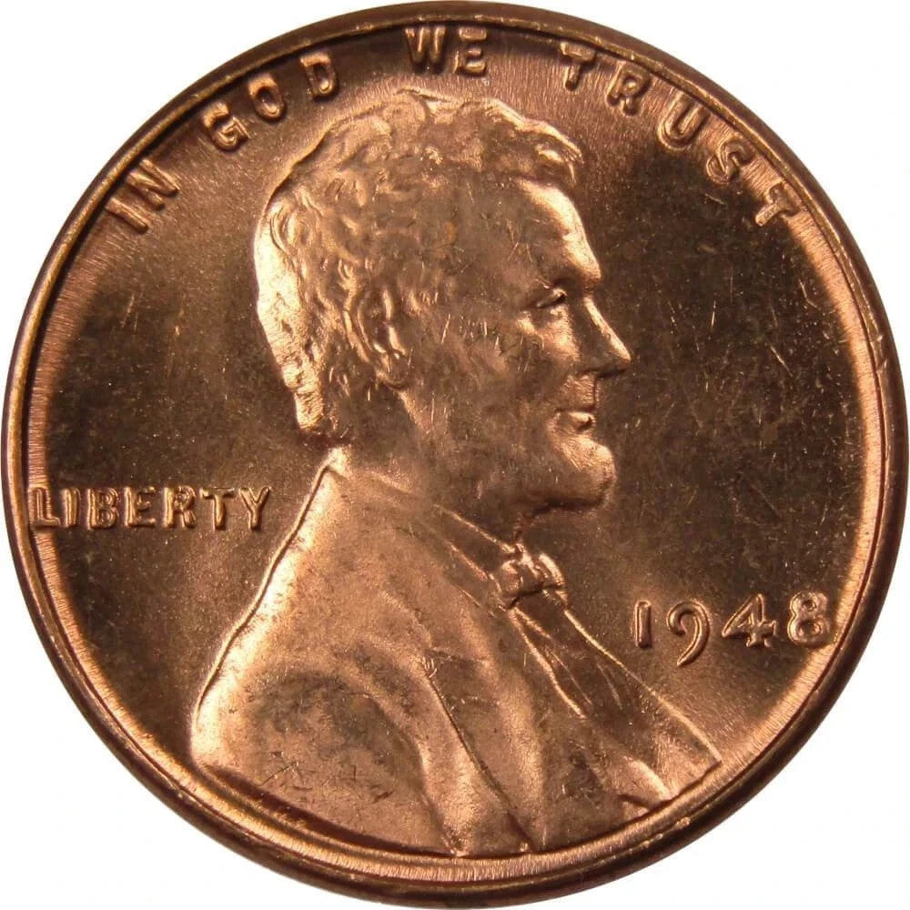 ✅ {3 Coin Set} 1948 P/D/S Lincoln Wheat Cent Choice GEM BU 1c Uncirculated Coins