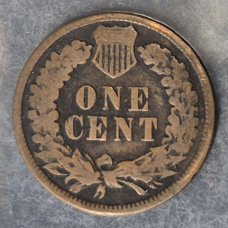 1895 Indian Head Cent Penny 1C Good Full Rims Bold Date Bronze 19th Century