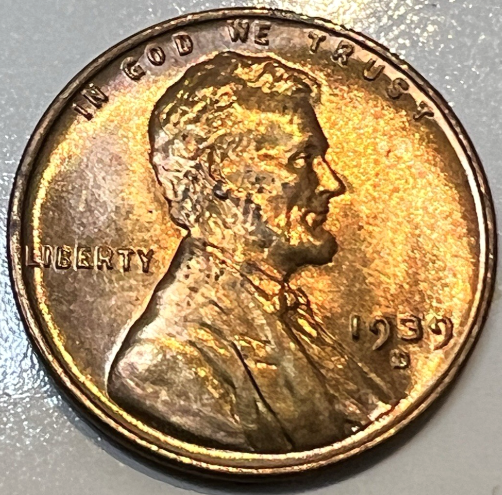 1939 D  Lincoln Wheat Cent BU Brilliant Uncirculated Gem from OBW Bank Roll
