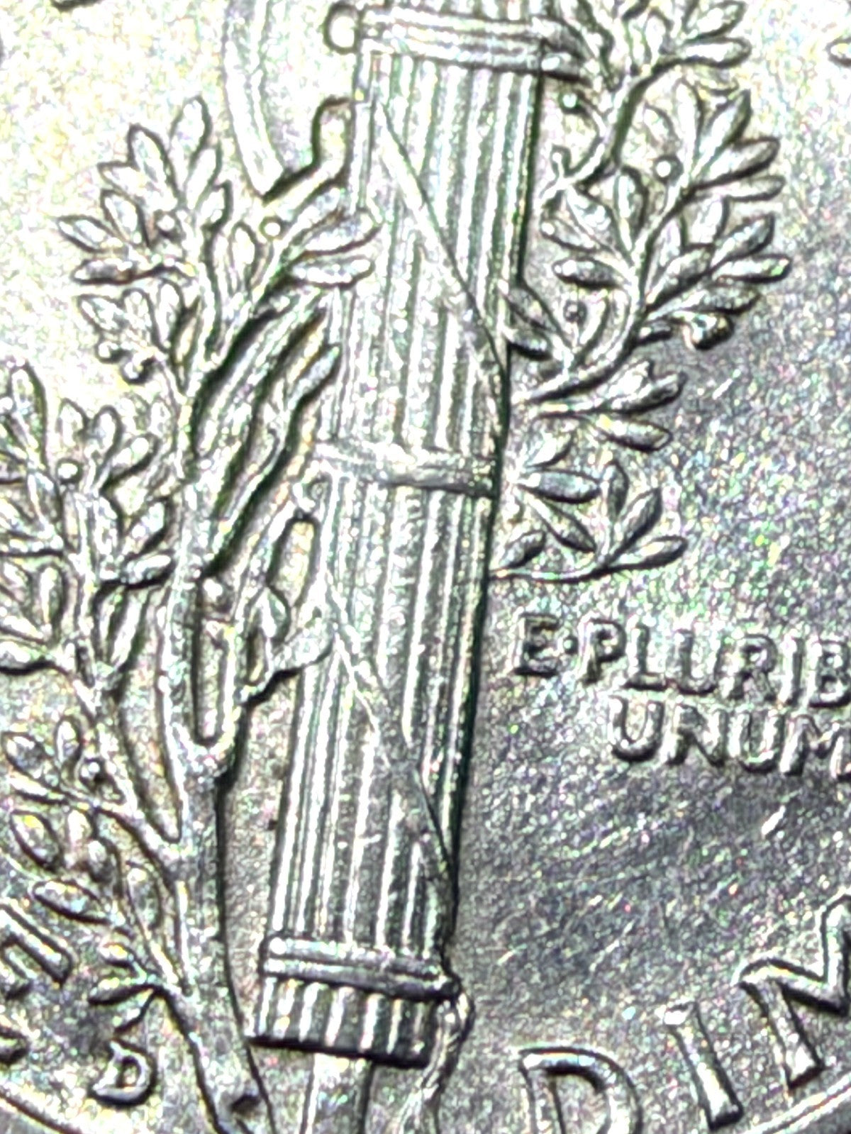 1943-D Mercury Dime 90% Silver AU Strong Luster Denver WWII Winged Liberty 10c