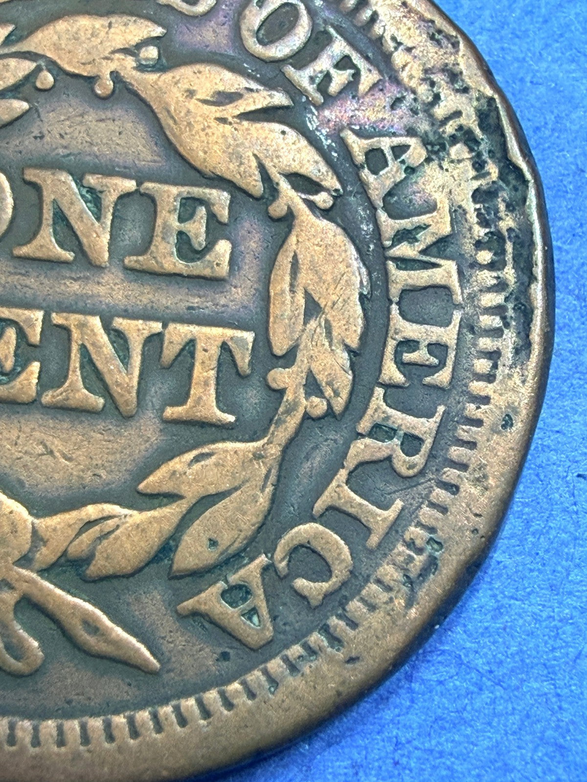1853 Braided Hair Large Cent 1C F Fine Attractive Surfaces Pre Civil War Copper