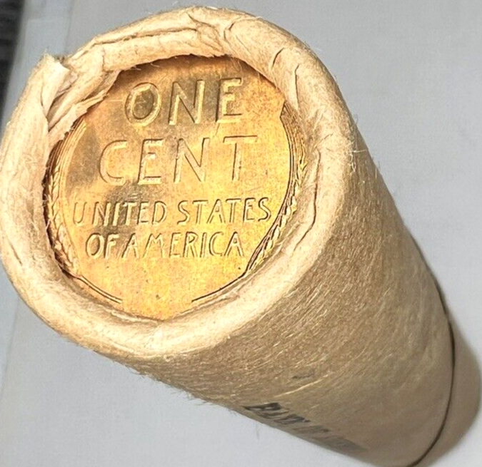 ✅ 1947 D Lincoln Wheat Cent GEM BU 1c BRILLIANT UNCIRCULATED From OBW Roll