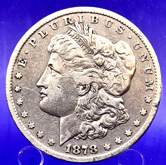 ⭐ 1878-CC Morgan Silver $1 Dollar Strong AU Features KEY Date! Carson City $1