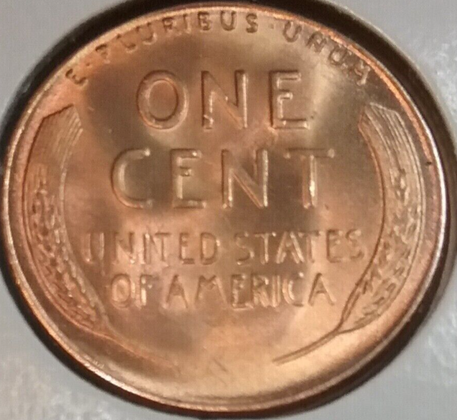 SET of 2 ✅ 1957 - P&D Lincoln Wheat 1c BRILLIANT UNCIRCULATED From OBW Roll