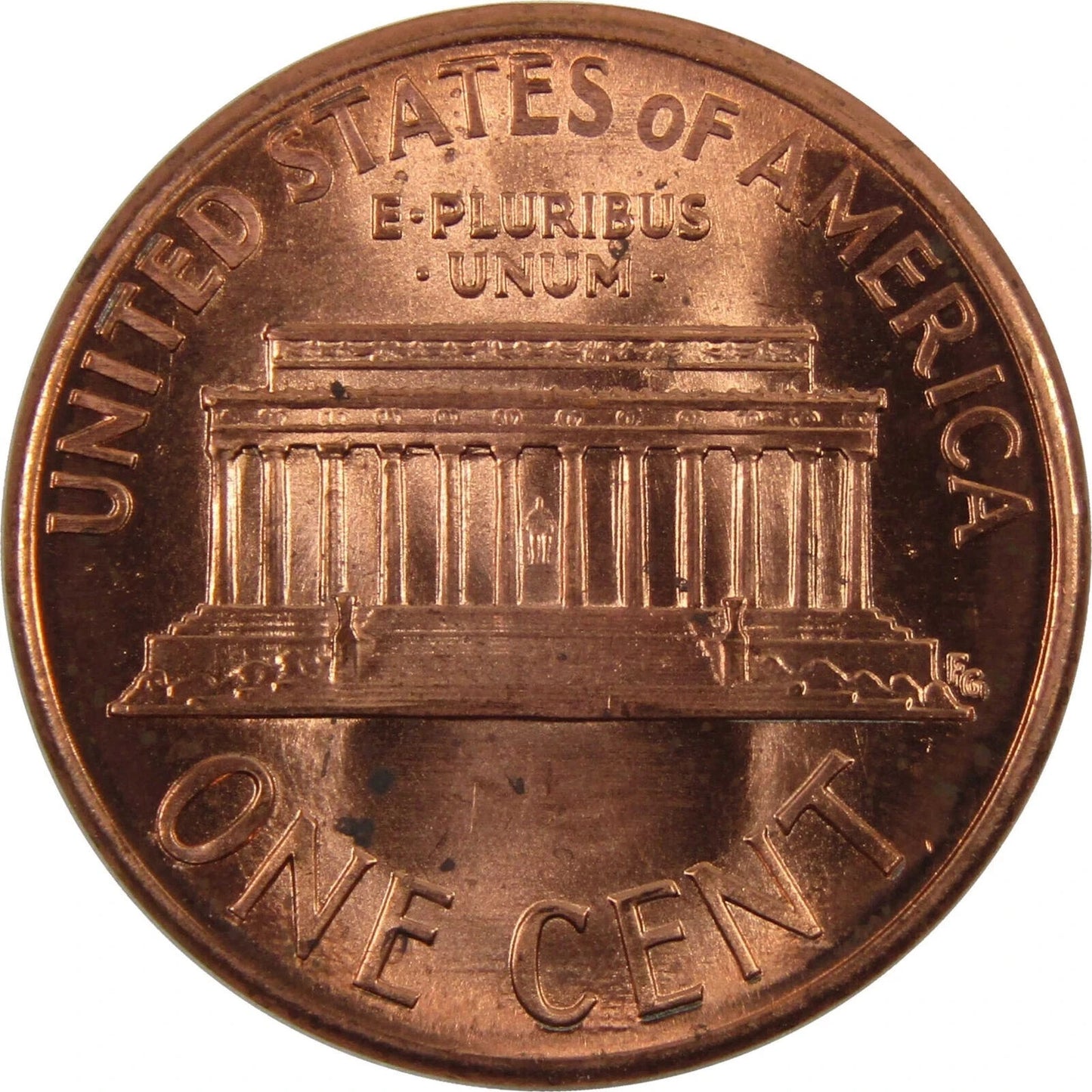 ✅ 1990 D Lincoln Memorial Cent Choice GEM BU RED Brilliant Uncirculated 1c Coin
