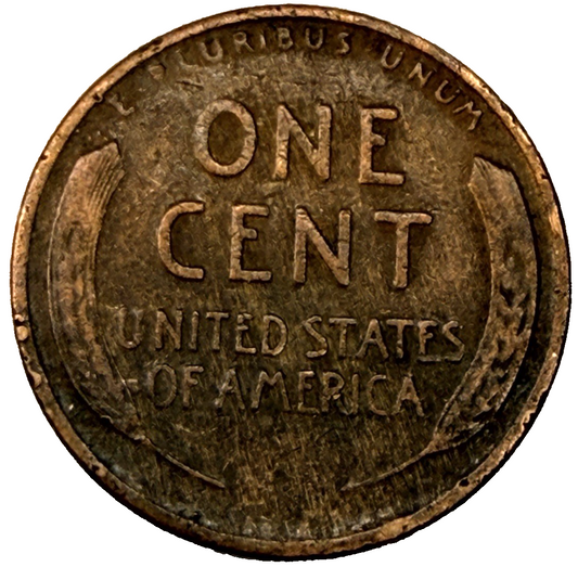 1928 Lincoln Wheat Cent WOODY Alloy Mix ERROR AU/BU COIN RED BROWN 1c Penny