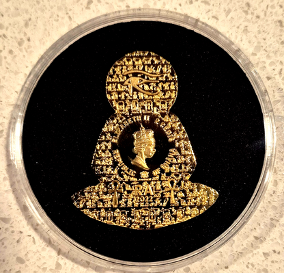 2022 Legacy of Egypt, RA, Colorized CuNi BU GH¢2 Coin GEM BU  { 1 of Only 1,500}
