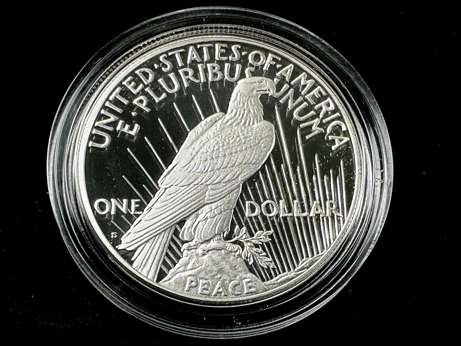 {4 Coin Set}  2023 Morgan & Peace Silver Dollars  Unc & Proof OGP BOX COA .9999