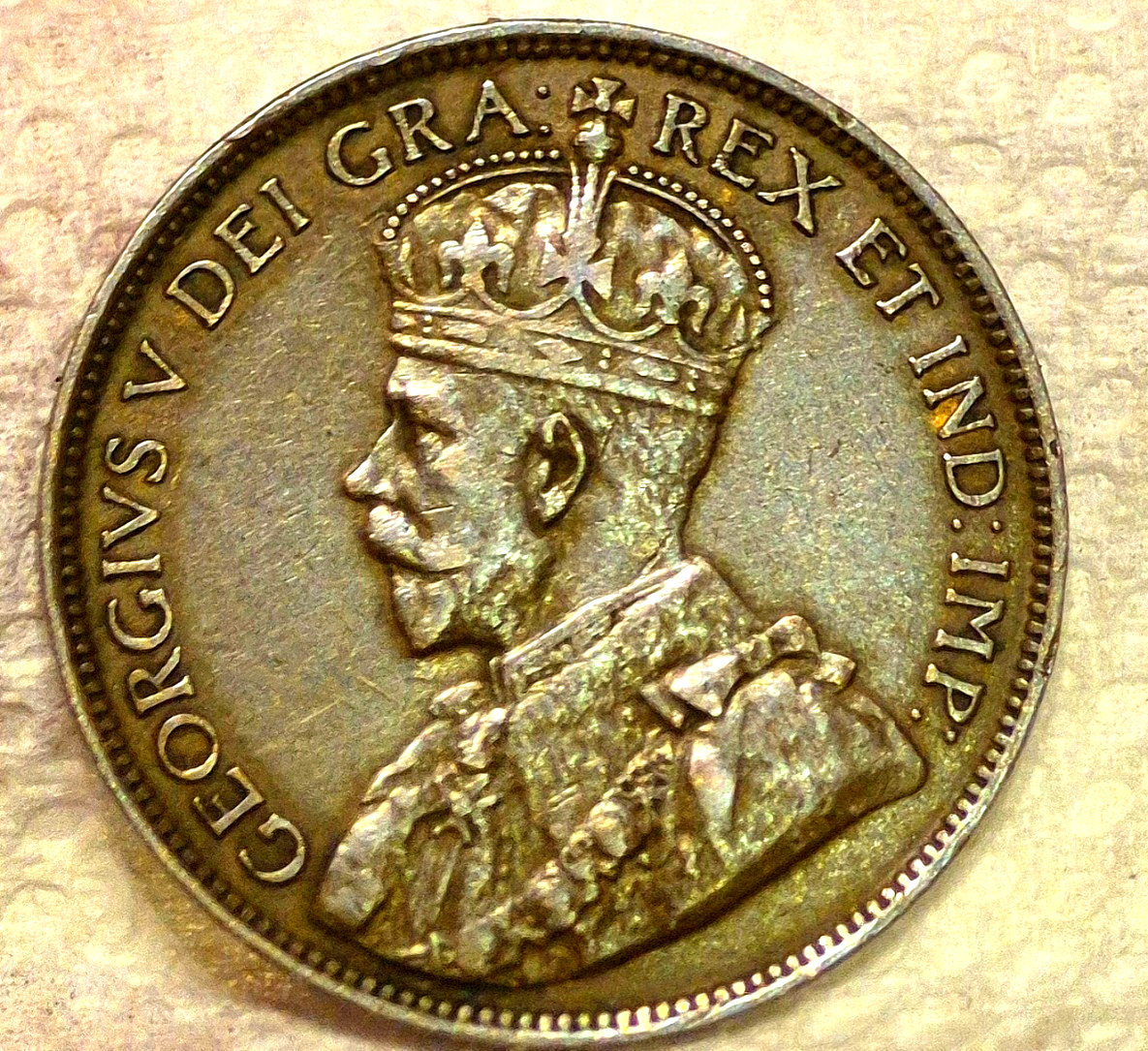 1918 Canada George V 1 Cent BU Features WWI Era Coin 1C