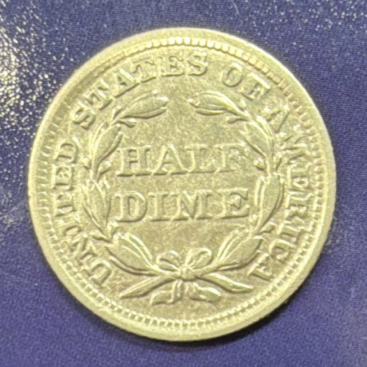 1853 Seated Liberty Half Dime 5C Arrows F-VF 90% Silver US Coin Philadelphia