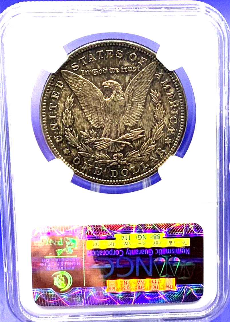 1881 S Morgan Silver NGC High Grade MS65 $1 Dollar 90% Fine Beautiful Toned Coin