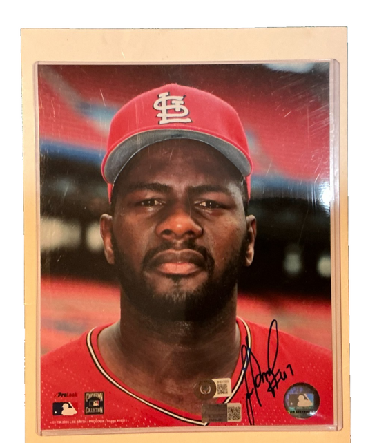 ⚾️ Lee Smith Signed 8x10 Licensed Photo COA: BAS Beckett St. Louis Cardinals