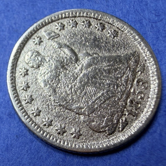 1853 Arrows Seated Liberty Half Dime H10C Fine Silver Type Coin Philadelphia