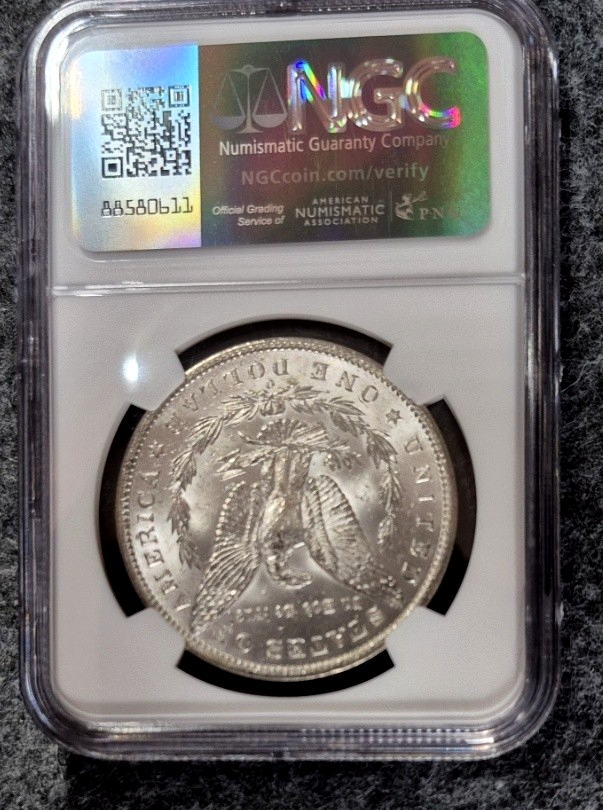 1888-O Morgan Silver Dollar NGC MS63 New Orleans Mint Certified $1 Coin