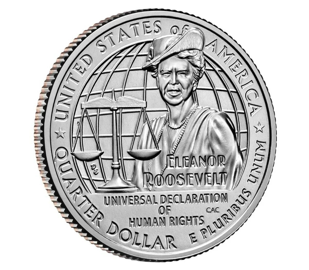 2023 PD Eleanor Roosevelt American Women Quarters 2 Roll Set US Mint Packaging