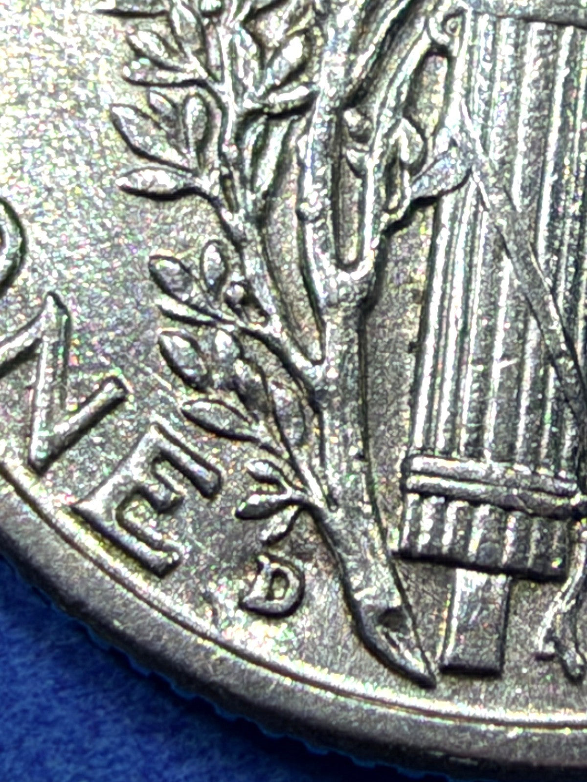1943-D Mercury Dime 90% Silver AU Strong Luster Denver WWII Winged Liberty 10c