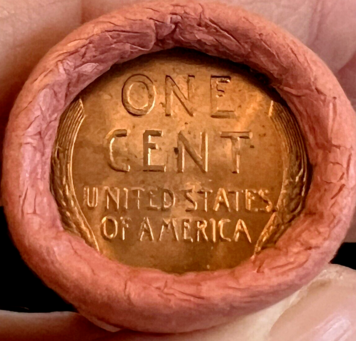 ✅ 1958 P GEM BU Lincoln Wheat Cent from OBW Roll Red Shiny UNCIRCULATED Coin 1