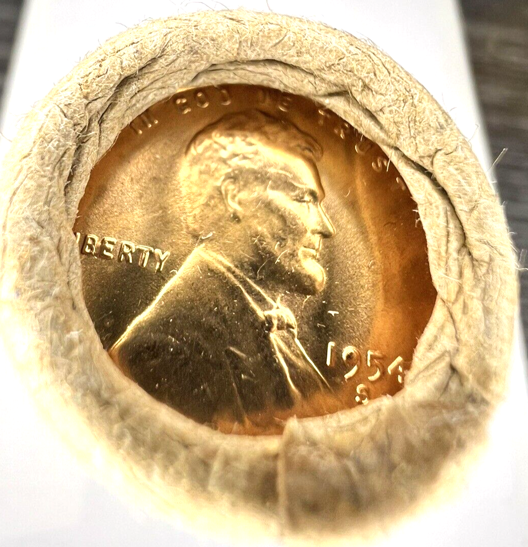1954 S Lincoln Wheat Cent BU Uncirculated Mint State 1c Coin From OBW BoA