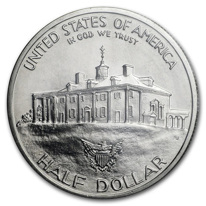1982-D George Washington 1/2 Dollar 90% Silver Commemorative BU (Box & COA)