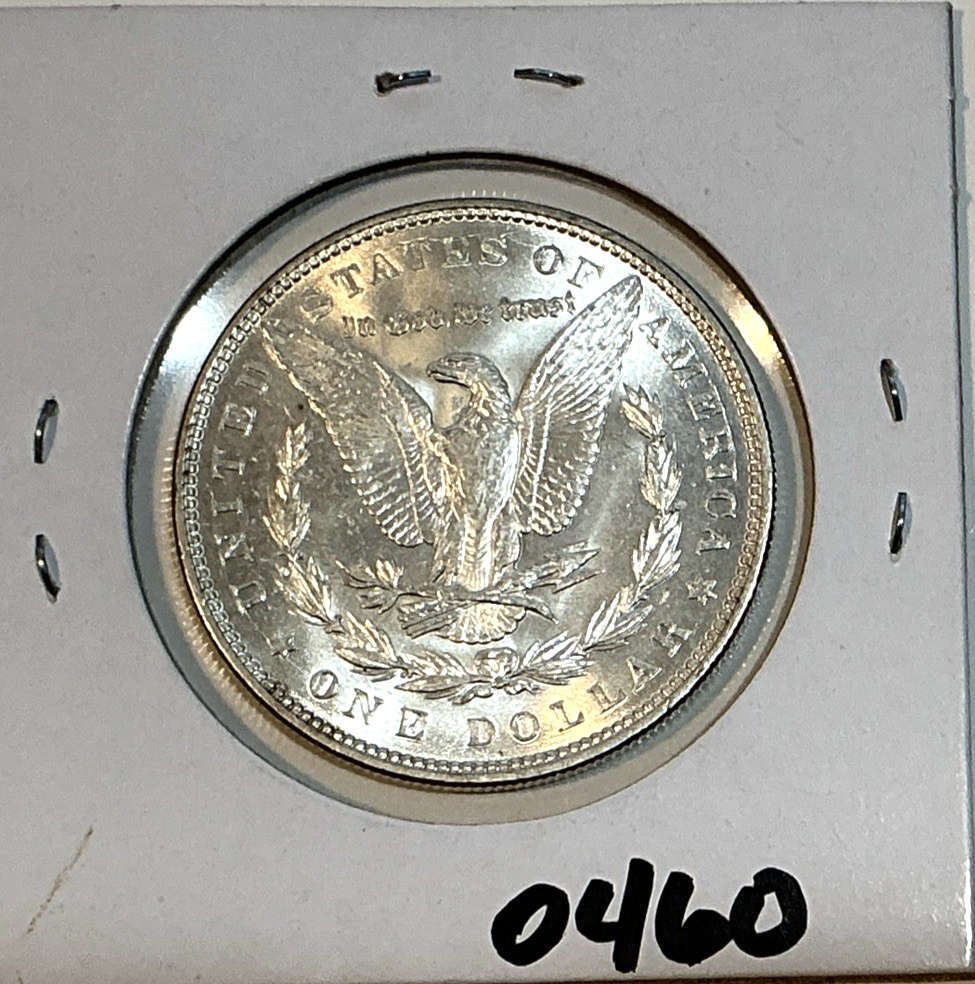 1887-P Morgan 90% Silver Dollar BRILLIANT UNCIRCULATED Sharp Strike & Shine