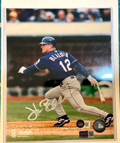 ⚾️   Hank Blalock Signed 8x10 Licensed Photo COA: BAS Beckett Texas Rangers