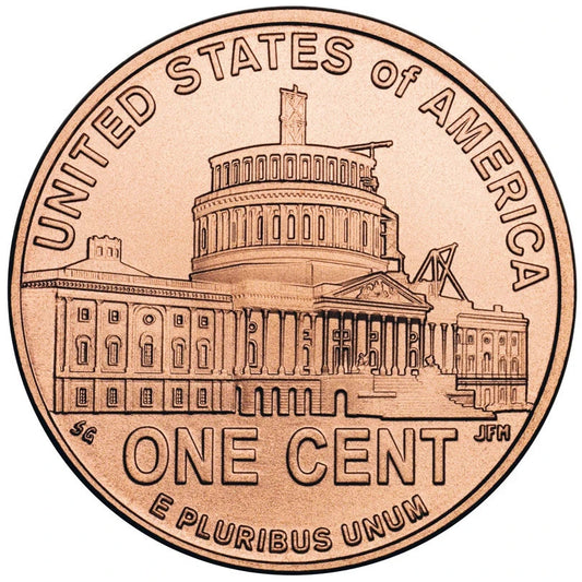 ✅ 2009-P Lincoln Cent Presidency White House #4 GEM BU Penny Coin 09P4